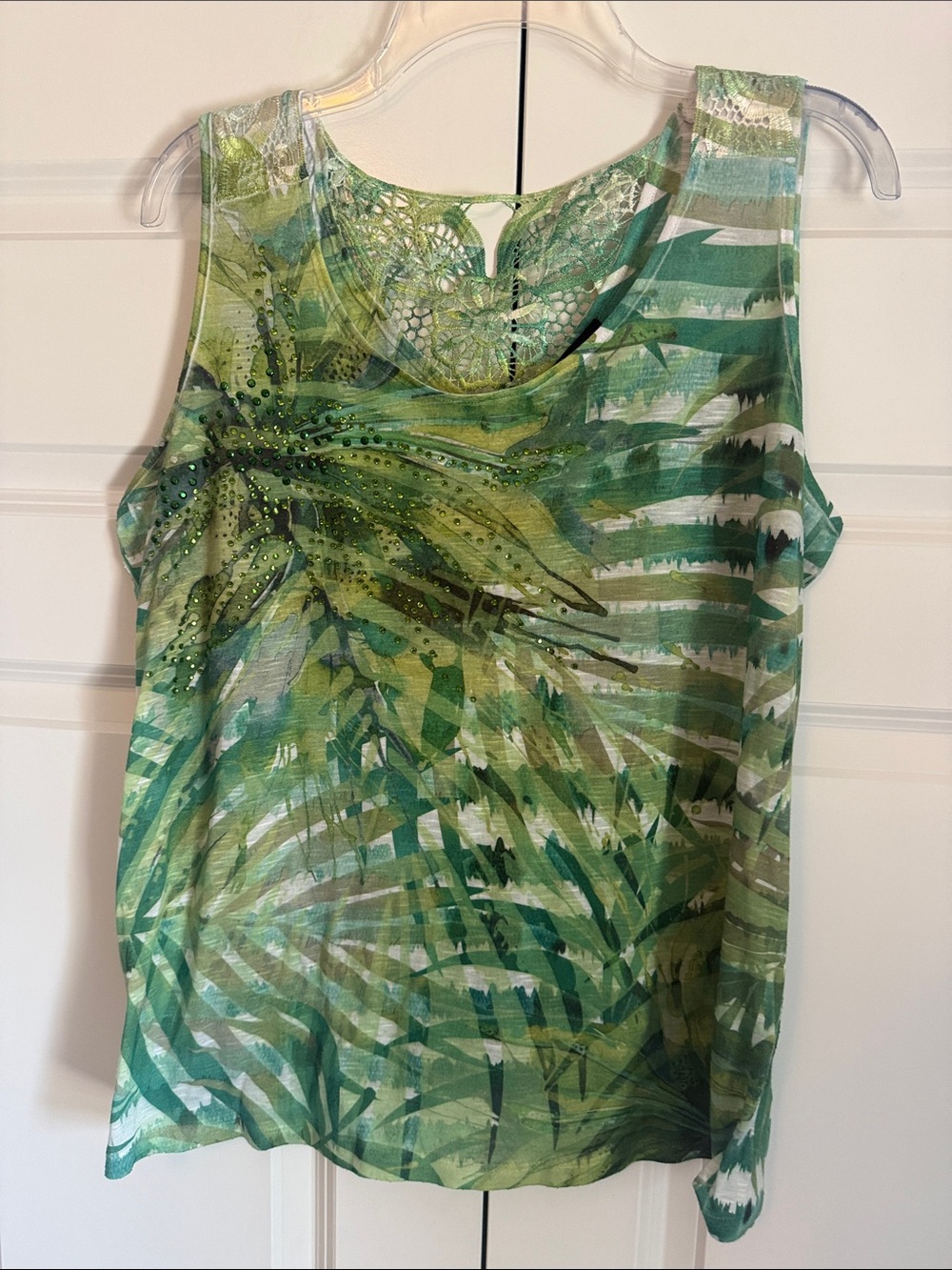 Style and Company “Fancy” Tank Top Size XL.